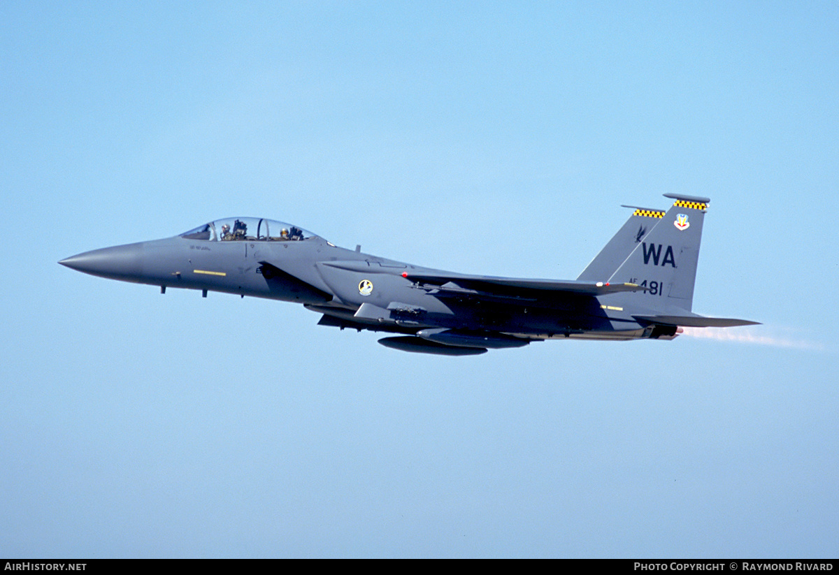 Aircraft Photo of 89-0481 | Boeing F-15E Strike Eagle | USA - Air Force | AirHistory.net #437355