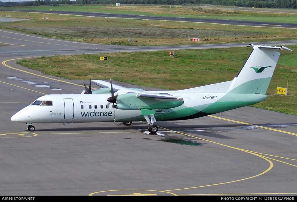 Aircraft Photo of LN-WFT | Bombardier DHC-8-315Q Dash 8 | Widerøe | AirHistory.net #437357