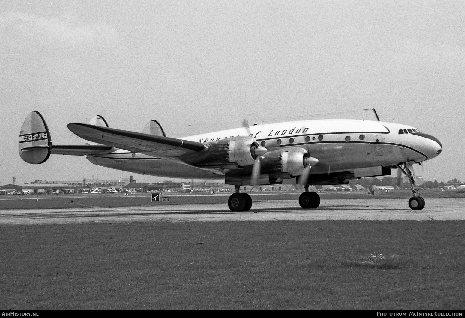 Aircraft Photo of G-ANUP | Lockheed L-749A Constellation | Skyways of London | AirHistory.net #437363