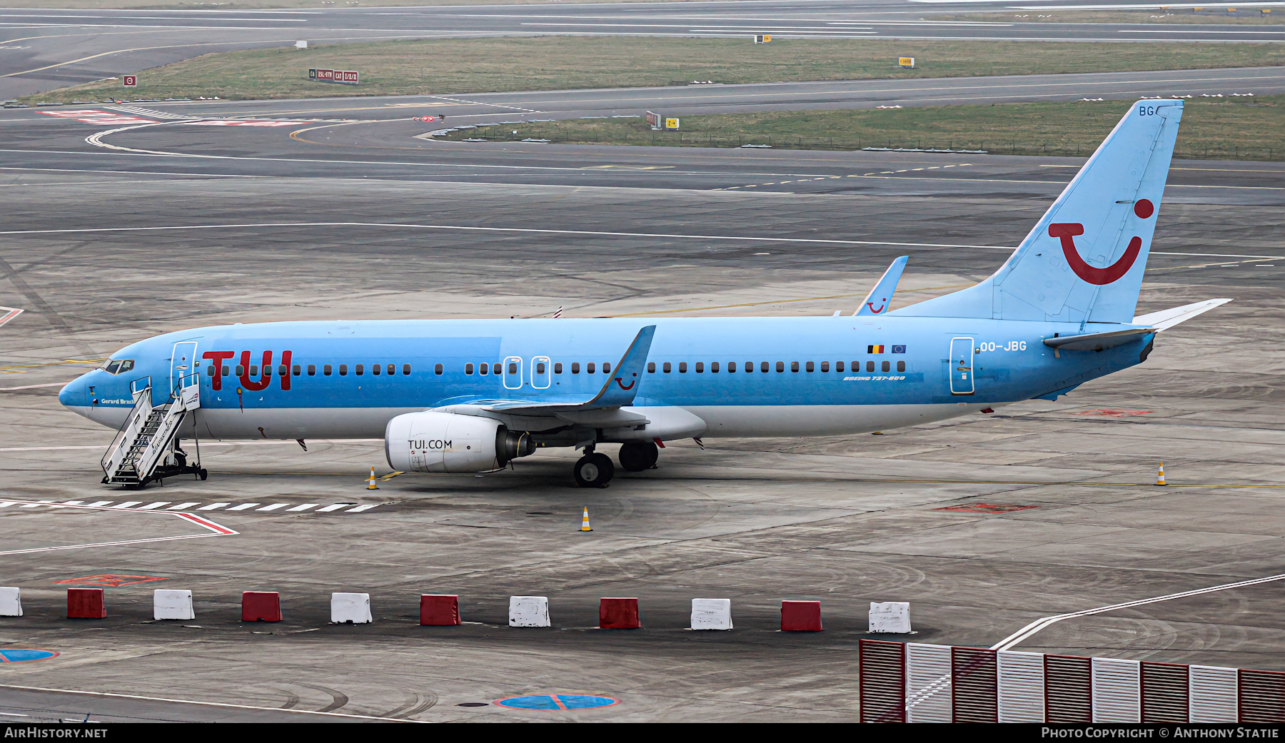 Aircraft Photo of OO-JBG | Boeing 737-8K5 | TUI | AirHistory.net #437385