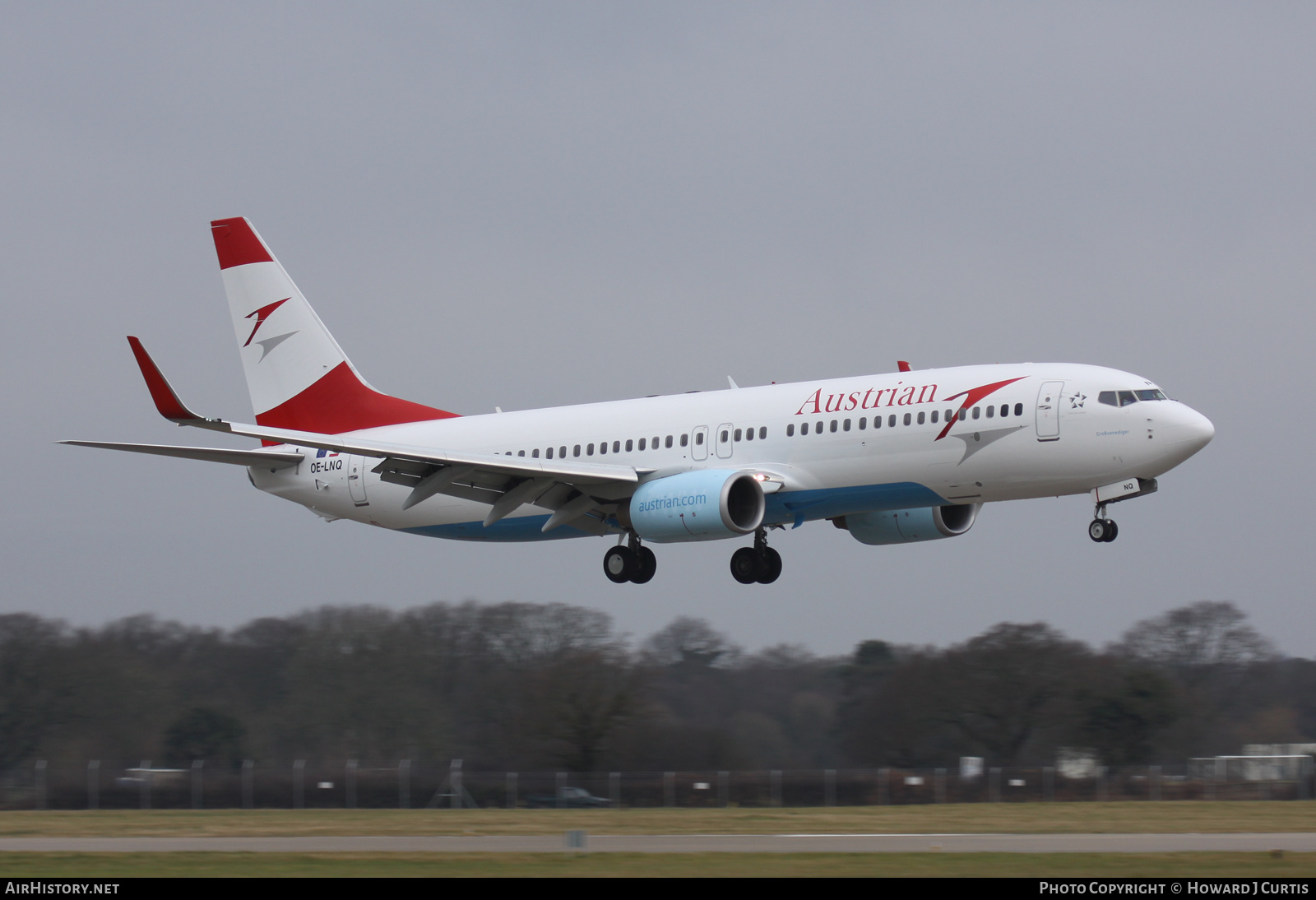 Aircraft Photo of OE-LNQ | Boeing 737-8Z9 | Austrian Airlines | AirHistory.net #437387