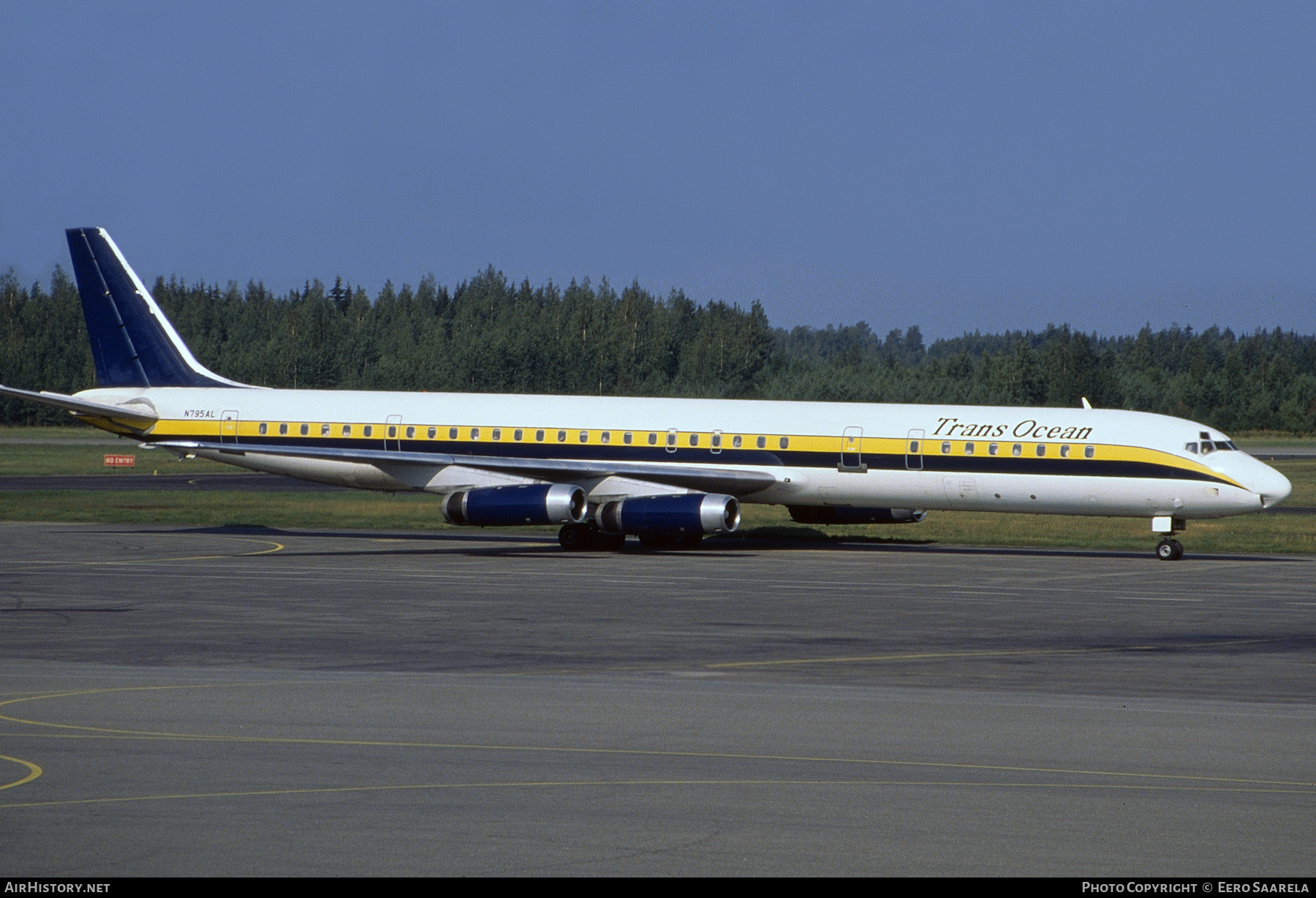 Aircraft Photo of N795AL | McDonnell Douglas DC-8-63 | Trans Ocean Airways | AirHistory.net #437427