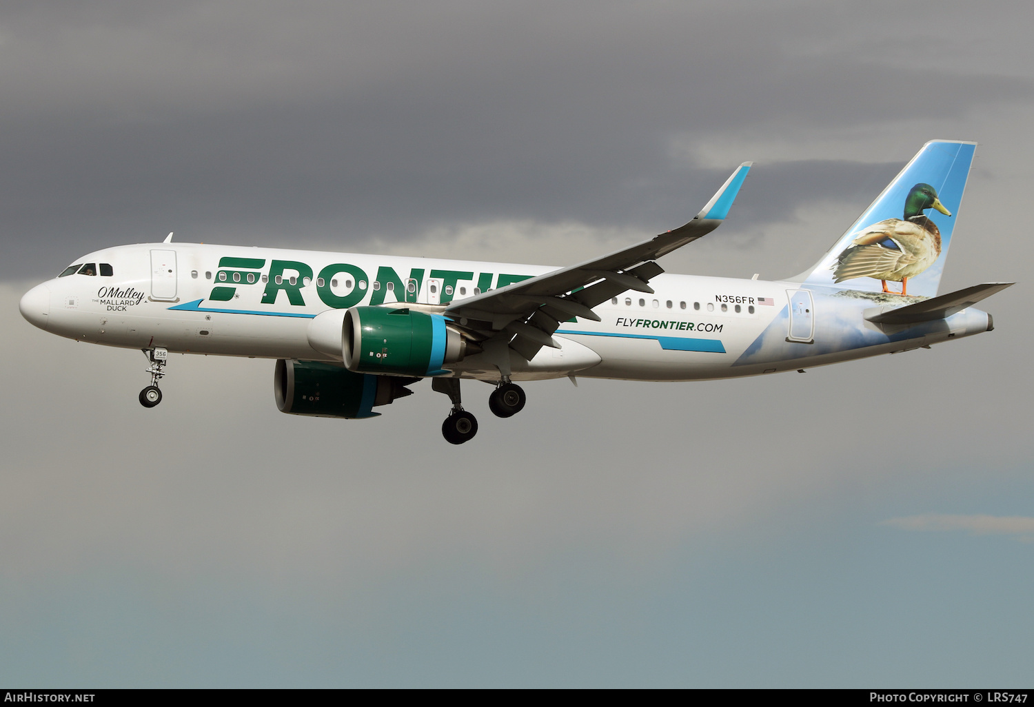 Aircraft Photo of N356FR | Airbus A320-251N | Frontier Airlines | AirHistory.net #437443