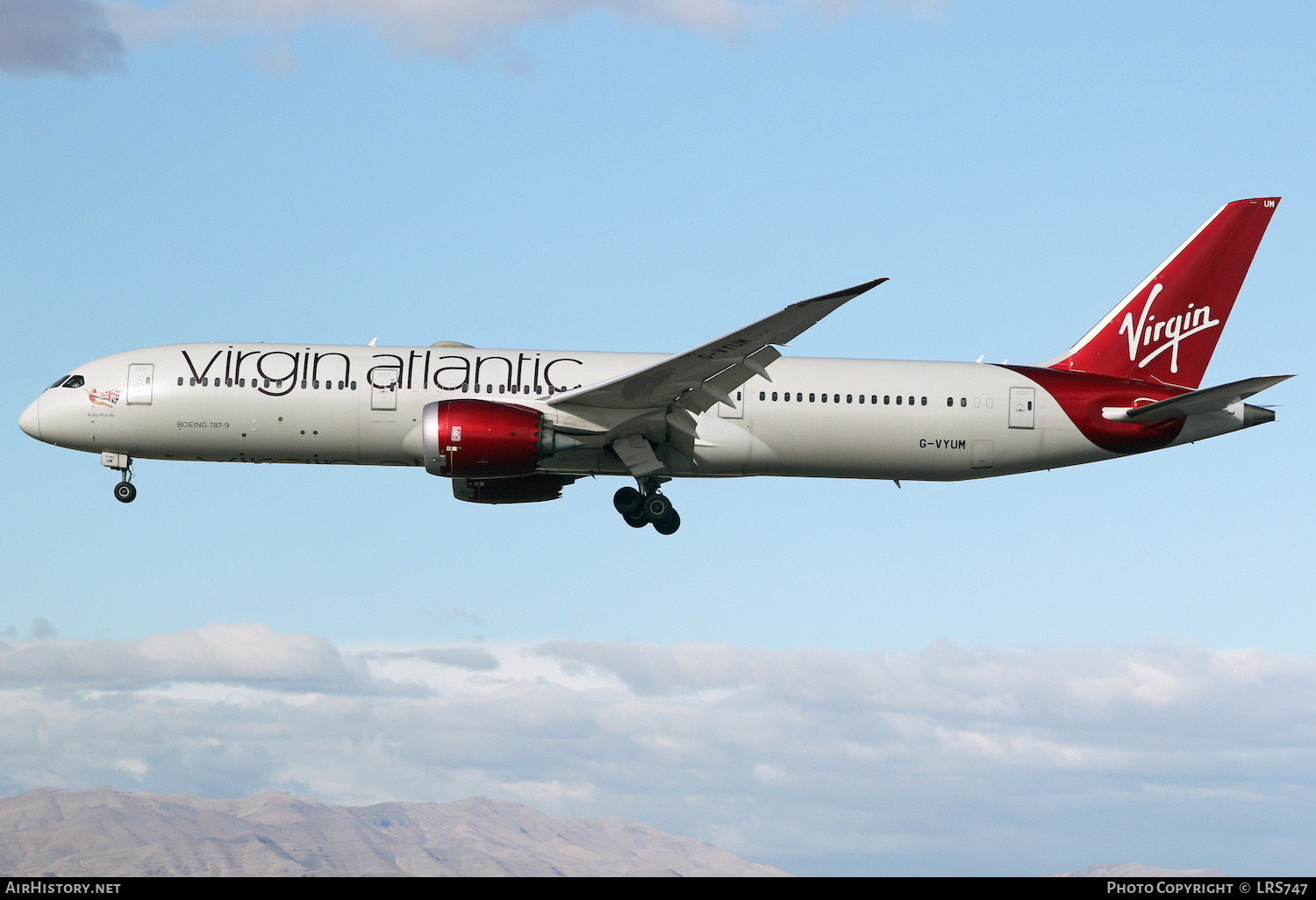 Aircraft Photo of G-VYUM | Boeing 787-9 Dreamliner | Virgin Atlantic Airways | AirHistory.net #437491