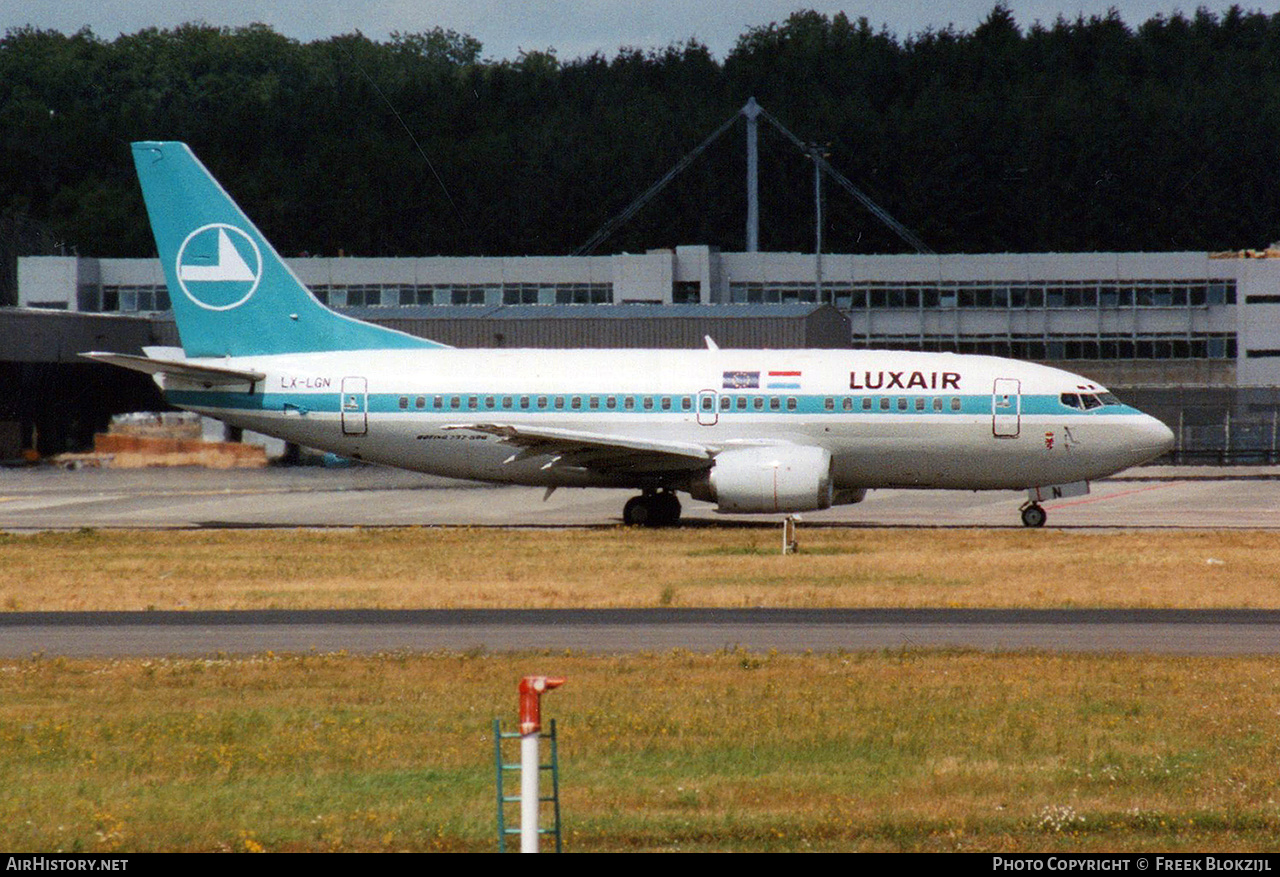 Aircraft Photo of LX-LGN | Boeing 737-59D | Luxair | AirHistory.net #437506