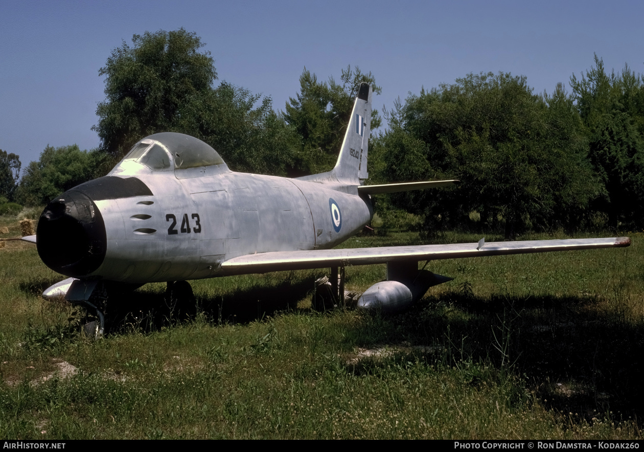 Aircraft Photo of 19243 | Canadair CL-13 Sabre 2 | Greece - Air Force | AirHistory.net #437519