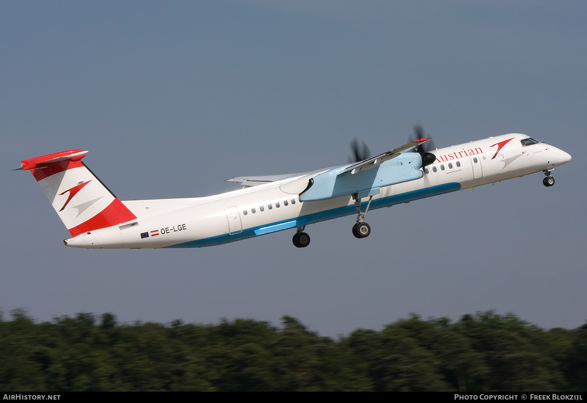 Aircraft Photo of OE-LGE | Bombardier DHC-8-402 Dash 8 | Austrian Airlines | AirHistory.net #437551