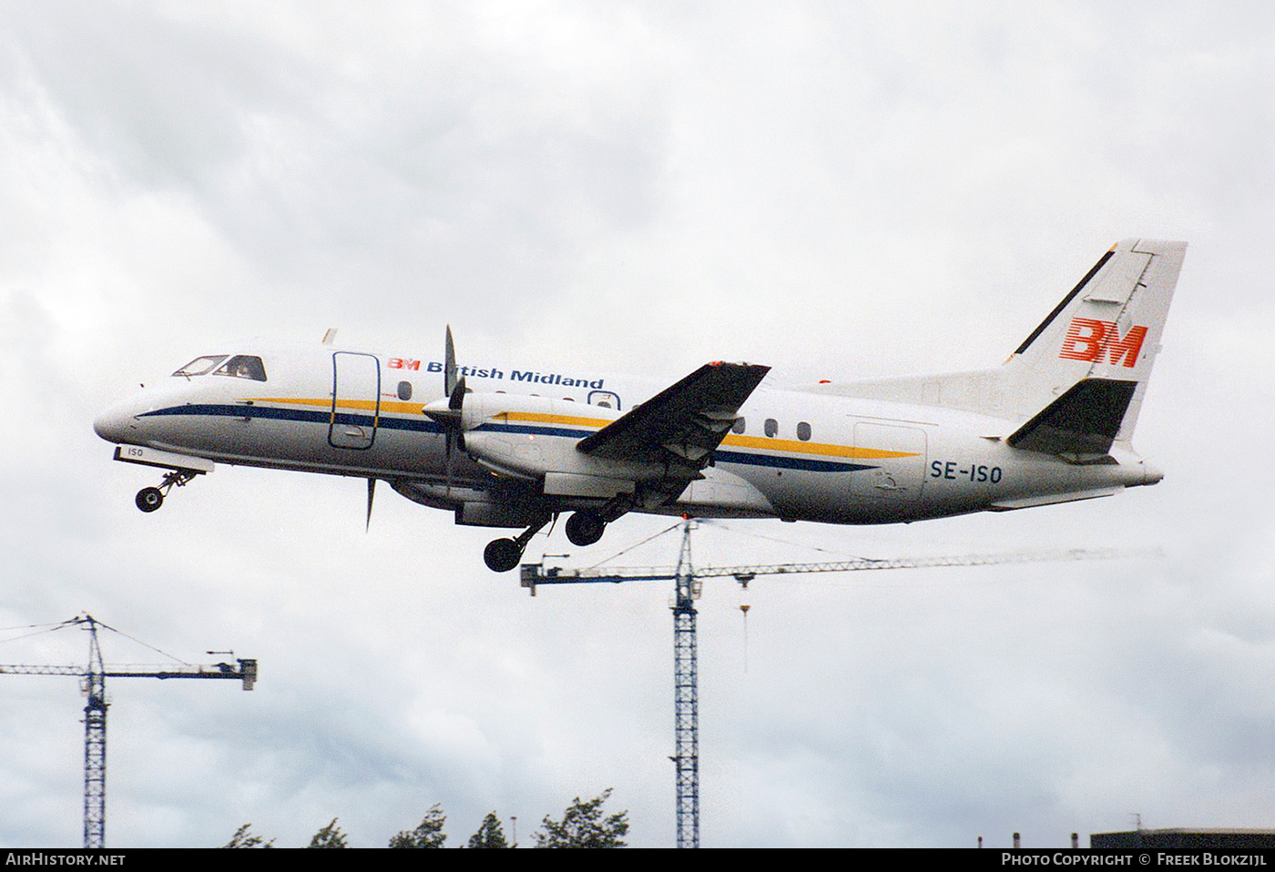 Aircraft Photo of SE-ISO | Saab-Fairchild SF-340A | British Midland Airways - BMA | AirHistory.net #437567