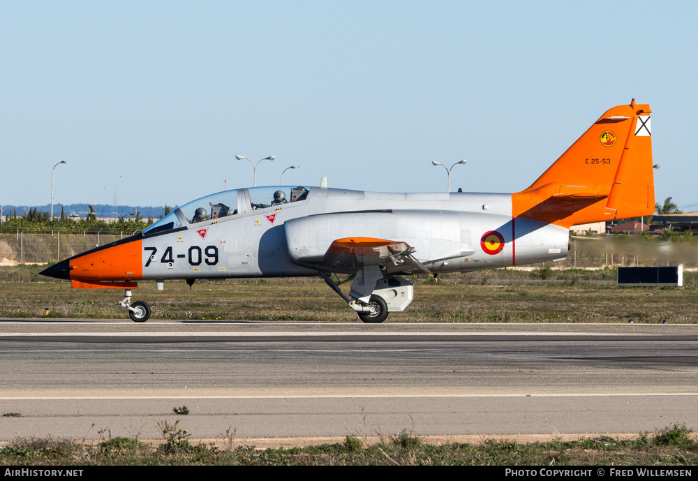 Aircraft Photo of E25-53 | CASA C101EB Aviojet | Spain - Air Force | AirHistory.net #437597