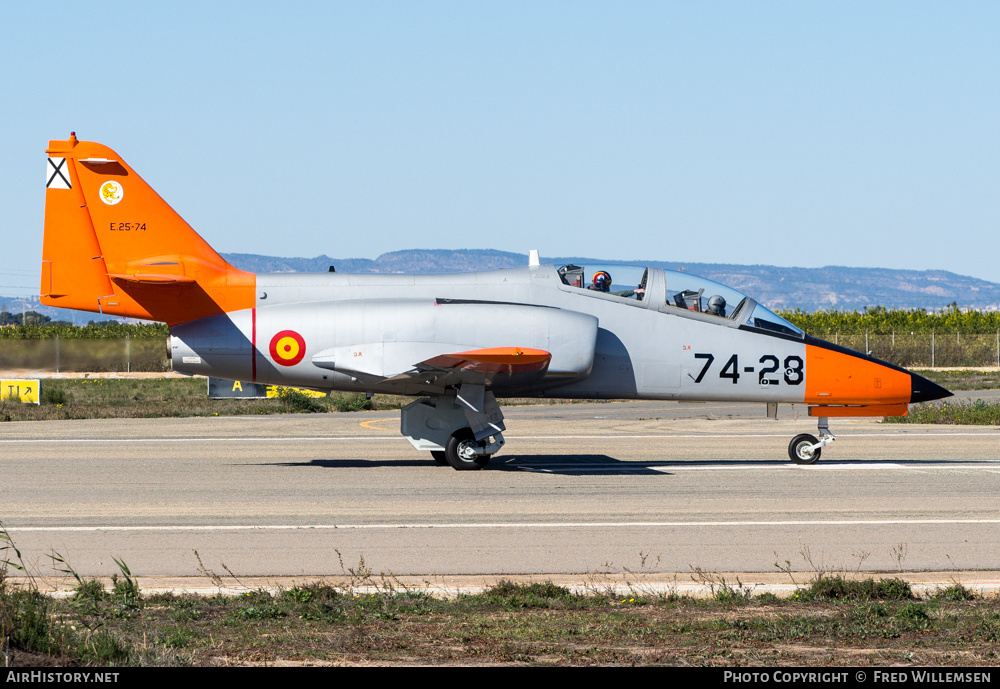 Aircraft Photo of E25-74 | CASA C101EB Aviojet | Spain - Air Force | AirHistory.net #437613