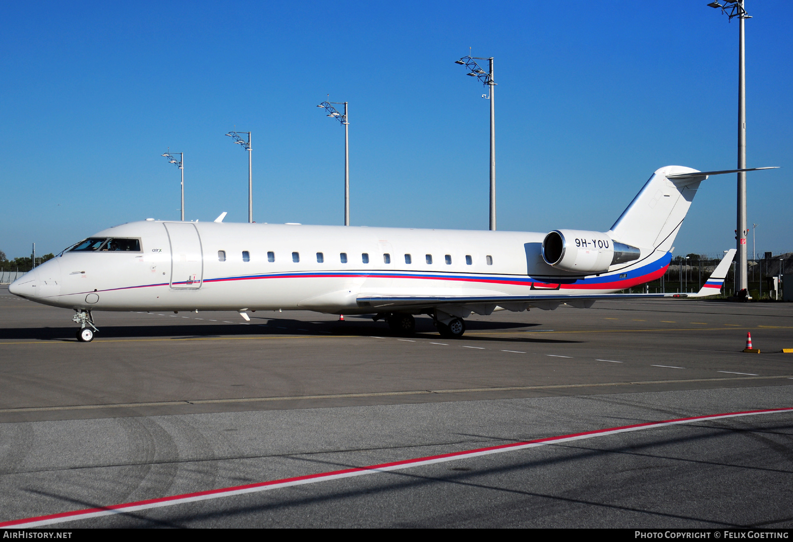 Aircraft Photo of 9H-YOU | Bombardier Challenger 850 (CRJ-200SE/CL-600-2B19) | AirX Charter | AirHistory.net #437625