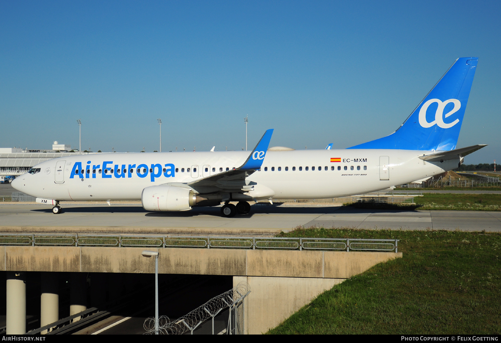 Aircraft Photo of EC-MXM | Boeing 737-800 | Air Europa | AirHistory.net #437636