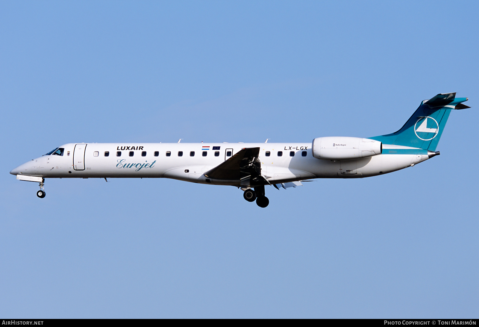 Aircraft Photo of LX-LGX | Embraer ERJ-145LU (EMB-145LU) | Luxair | AirHistory.net #437671