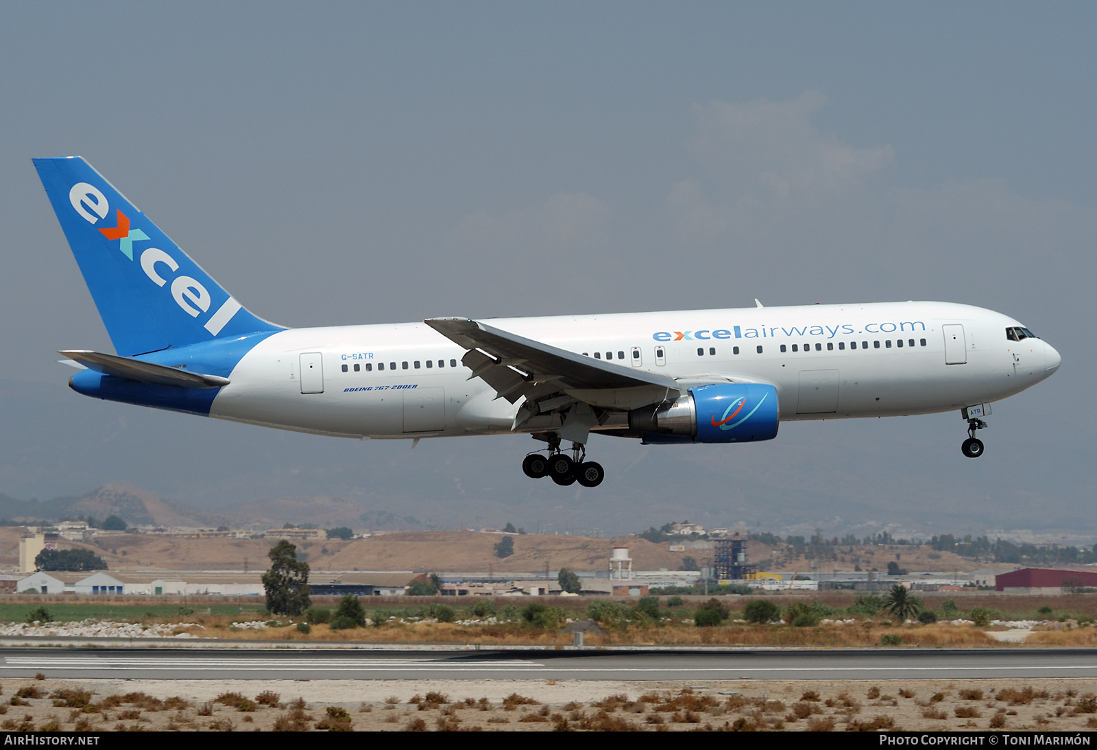 Aircraft Photo of G-SATR | Boeing 767-204/ER | Excel Airways | AirHistory.net #437683