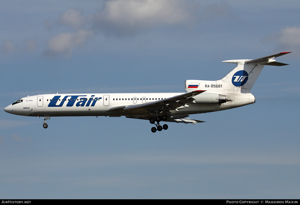 Aircraft Photo of RA-85681 | Tupolev Tu-154M | UTair | AirHistory.net #437686