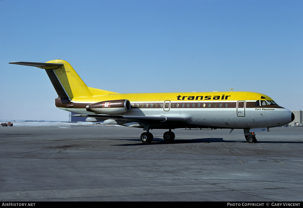 Aircraft Photo of CF-TAV | Fokker F28-1000 Fellowship | Transair | AirHistory.net #437692