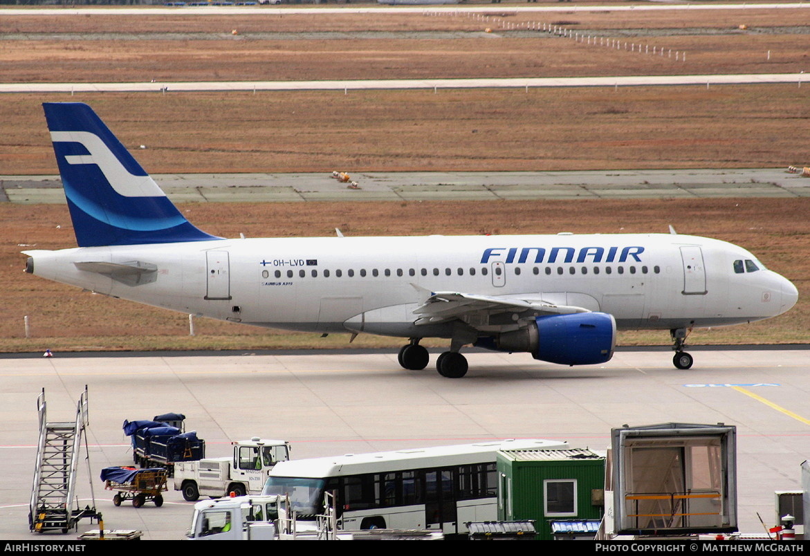 Aircraft Photo of OH-LVD | Airbus A319-112 | Finnair | AirHistory.net #437706