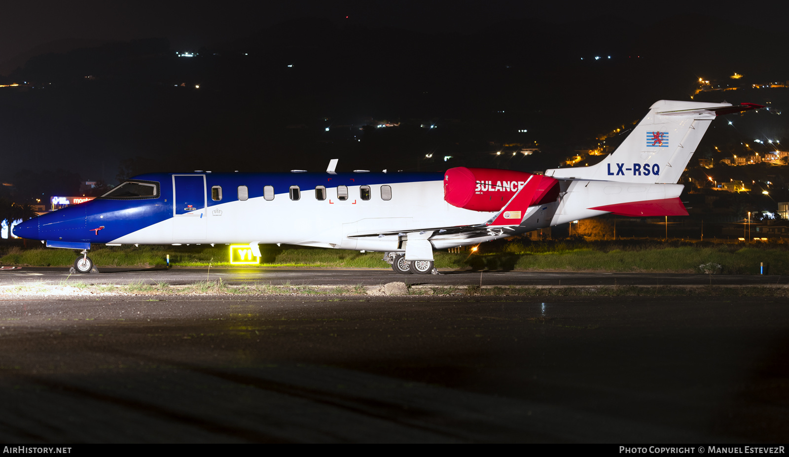 Aircraft Photo of LX-RSQ | Learjet 45XR | LAR - Luxembourg Air Rescue | AirHistory.net #437717