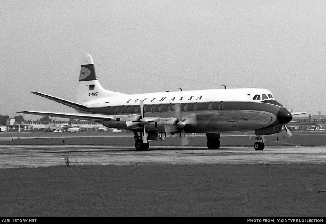 Aircraft Photo of D-ANIZ | Vickers 814 Viscount | Lufthansa | AirHistory.net #437752