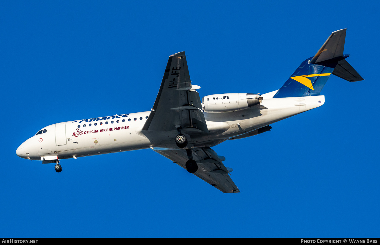 Aircraft Photo of VH-JFE | Fokker 70 (F28-0070) | Alliance Airlines | AirHistory.net #437768