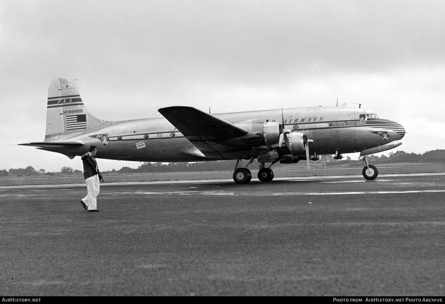 Aircraft Photo of NC88888 | Douglas C54E-DC | Pan American World Airways - PAA | AirHistory.net #437771