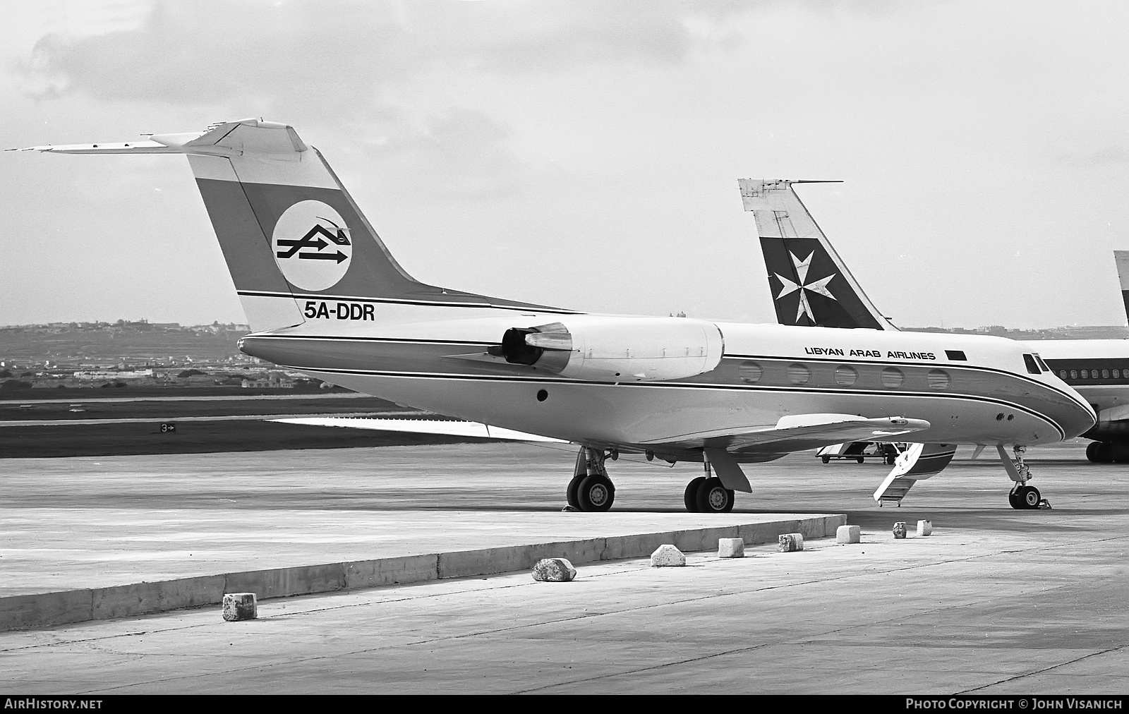 Aircraft Photo of 5A-DDR | Grumman American G-1159 Gulfstream II | Libyan Arab Airlines | AirHistory.net #437784