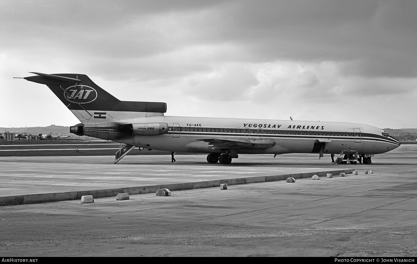 Aircraft Photo of YU-AKE | Boeing 727-2H9/Adv | JAT Yugoslav Airlines - Jugoslovenski Aerotransport | AirHistory.net #437785