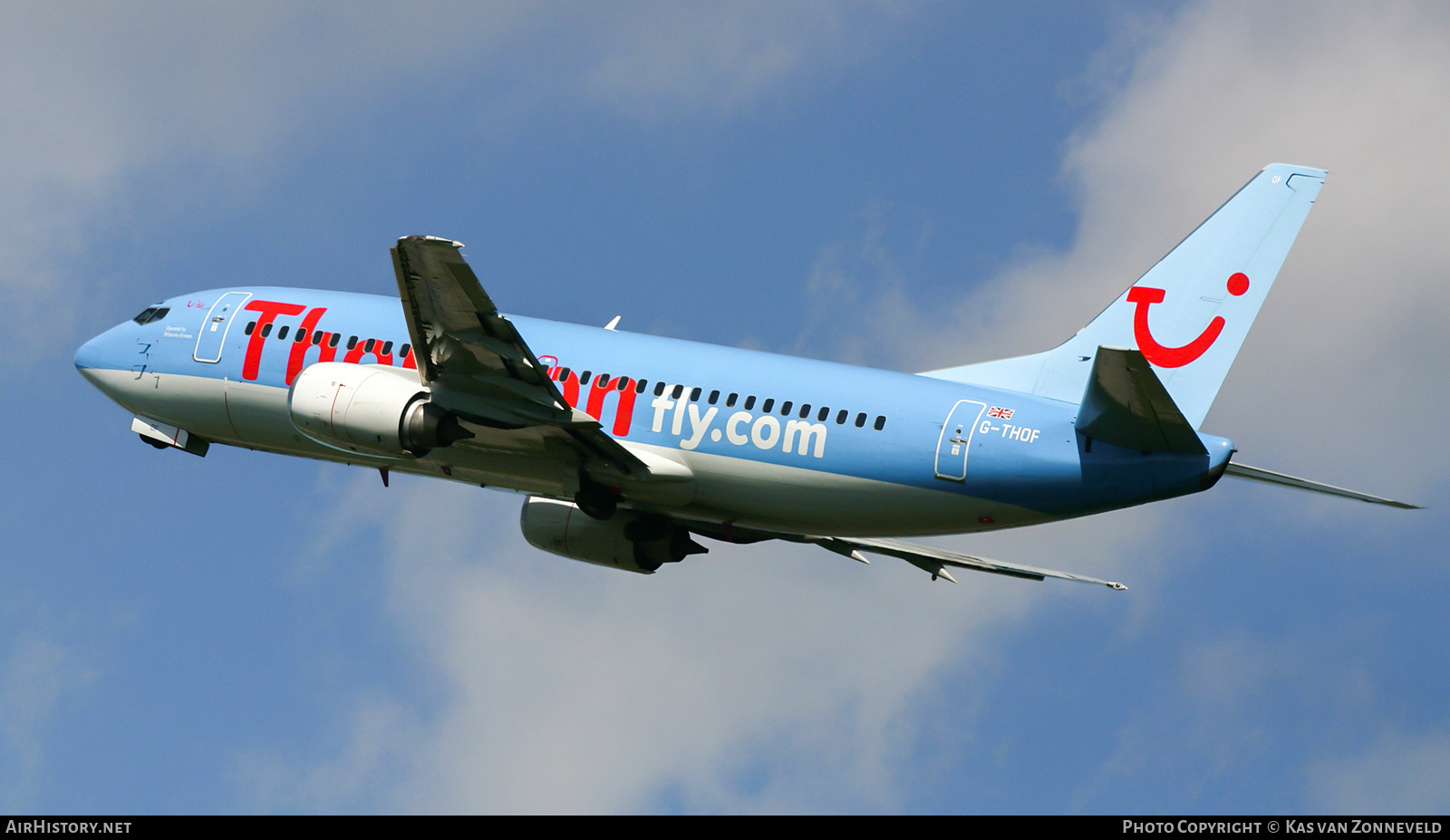 Aircraft Photo of G-THOF | Boeing 737-3Q8 | Thomsonfly | AirHistory.net #437789