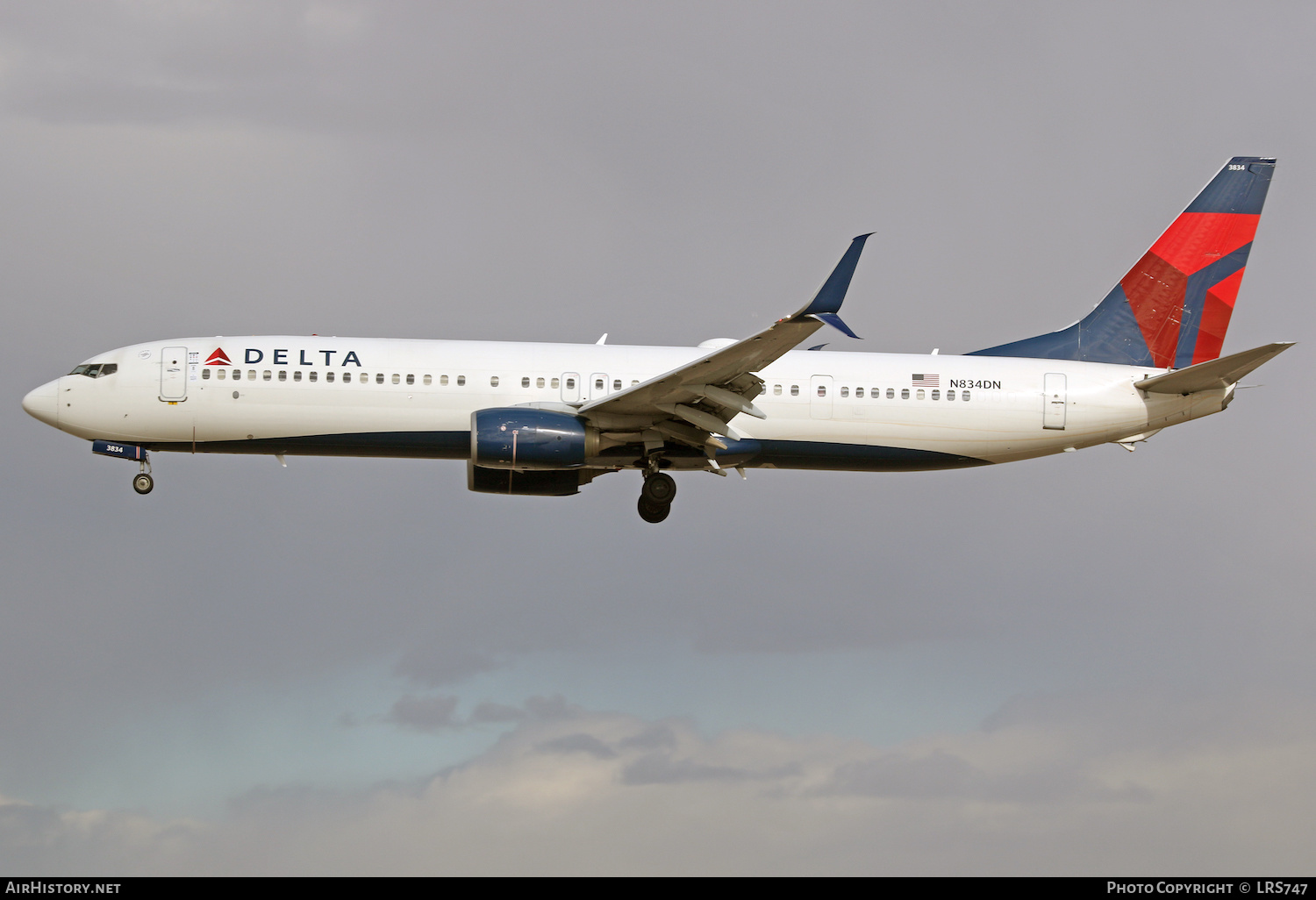 Aircraft Photo of N834DN | Boeing 737-932/ER | Delta Air Lines | AirHistory.net #437809