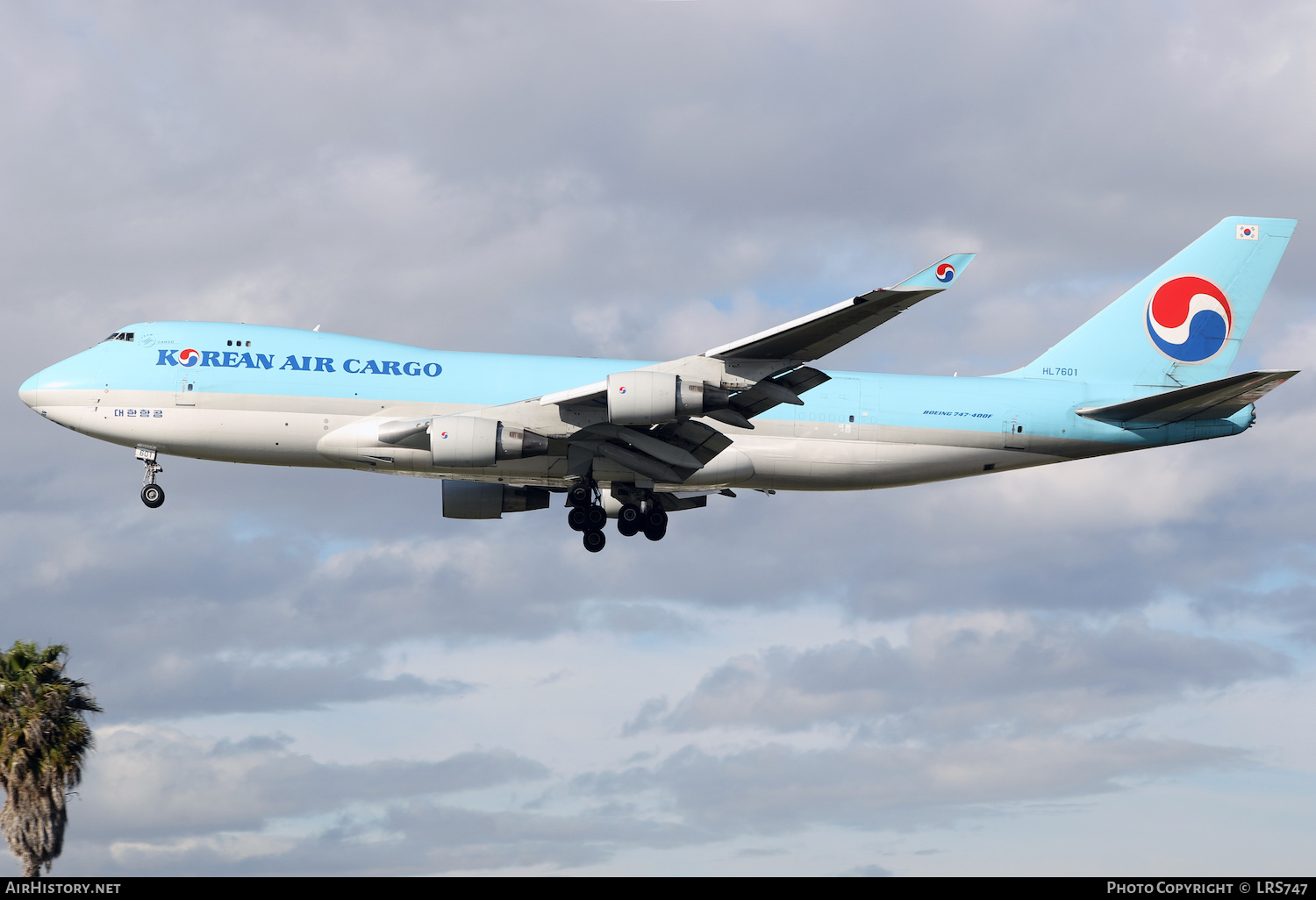 Aircraft Photo of HL7601 | Boeing 747-4B5F/ER/SCD | Korean Air Cargo | AirHistory.net #437810