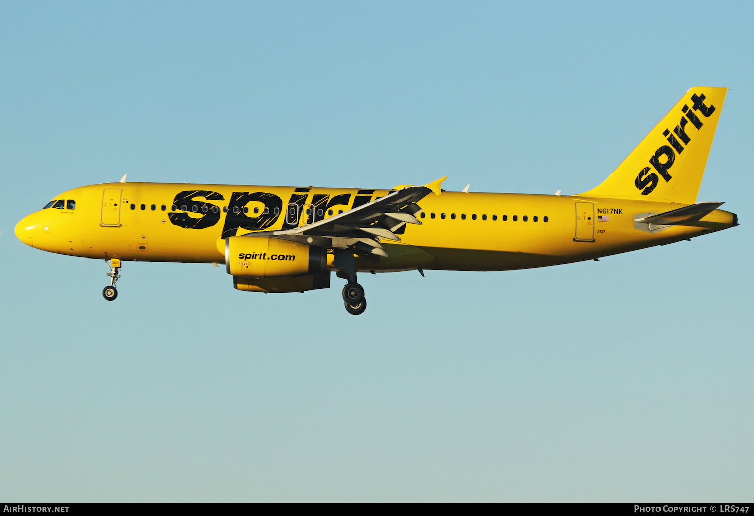 Aircraft Photo of N617NK | Airbus A320-232 | Spirit Airlines | AirHistory.net #437813