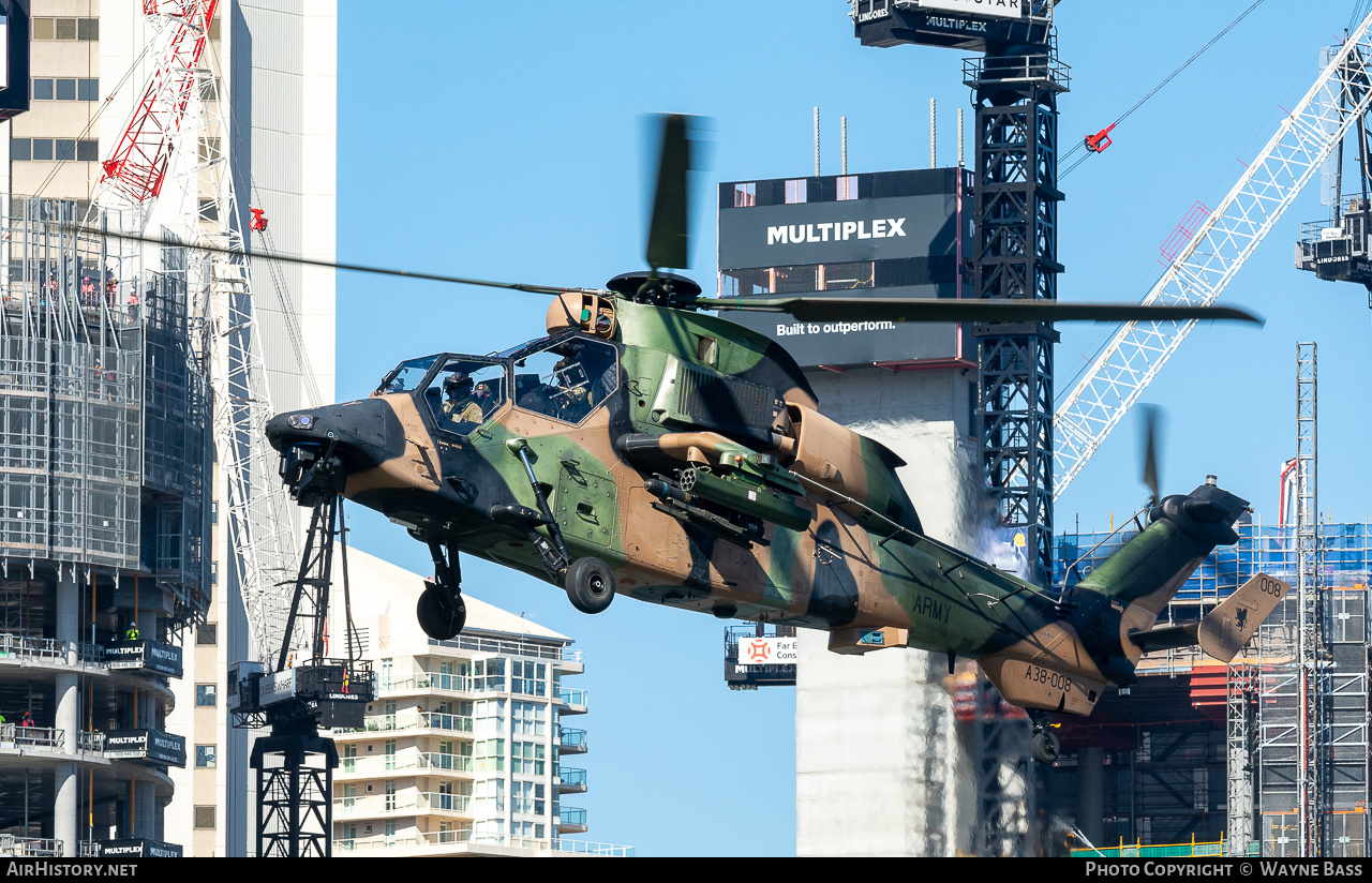 Aircraft Photo of A38-008 | Eurocopter EC-665 Tiger ARH | Australia - Army | AirHistory.net #437849