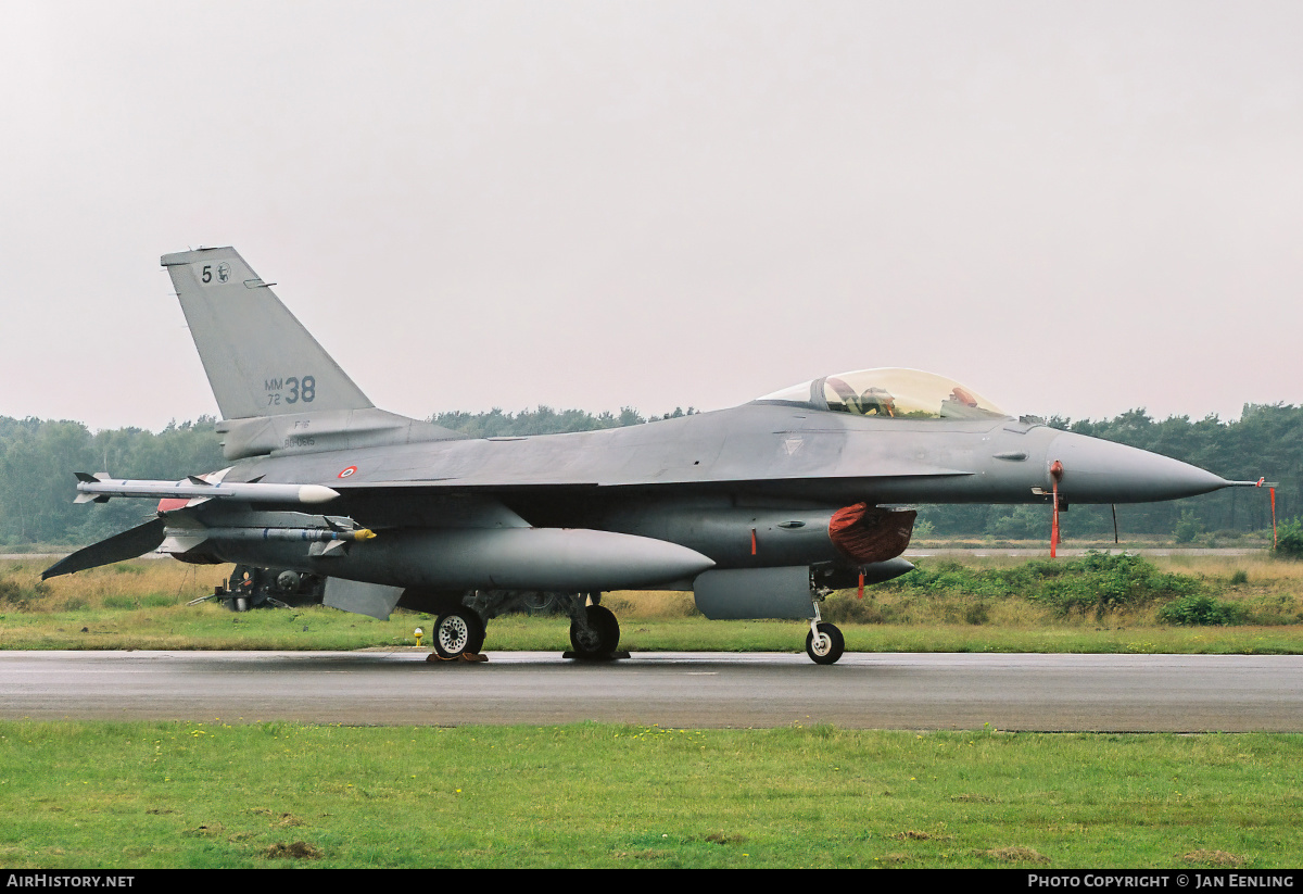 Aircraft Photo of MM7238 | General Dynamics F-16A/ADF Fighting Falcon | Italy - Air Force | AirHistory.net #437857