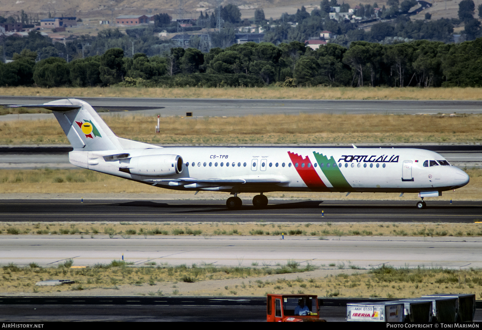 Aircraft Photo of CS-TPB | Fokker 100 (F28-0100) | Portugália Airlines - PGA | AirHistory.net #437858