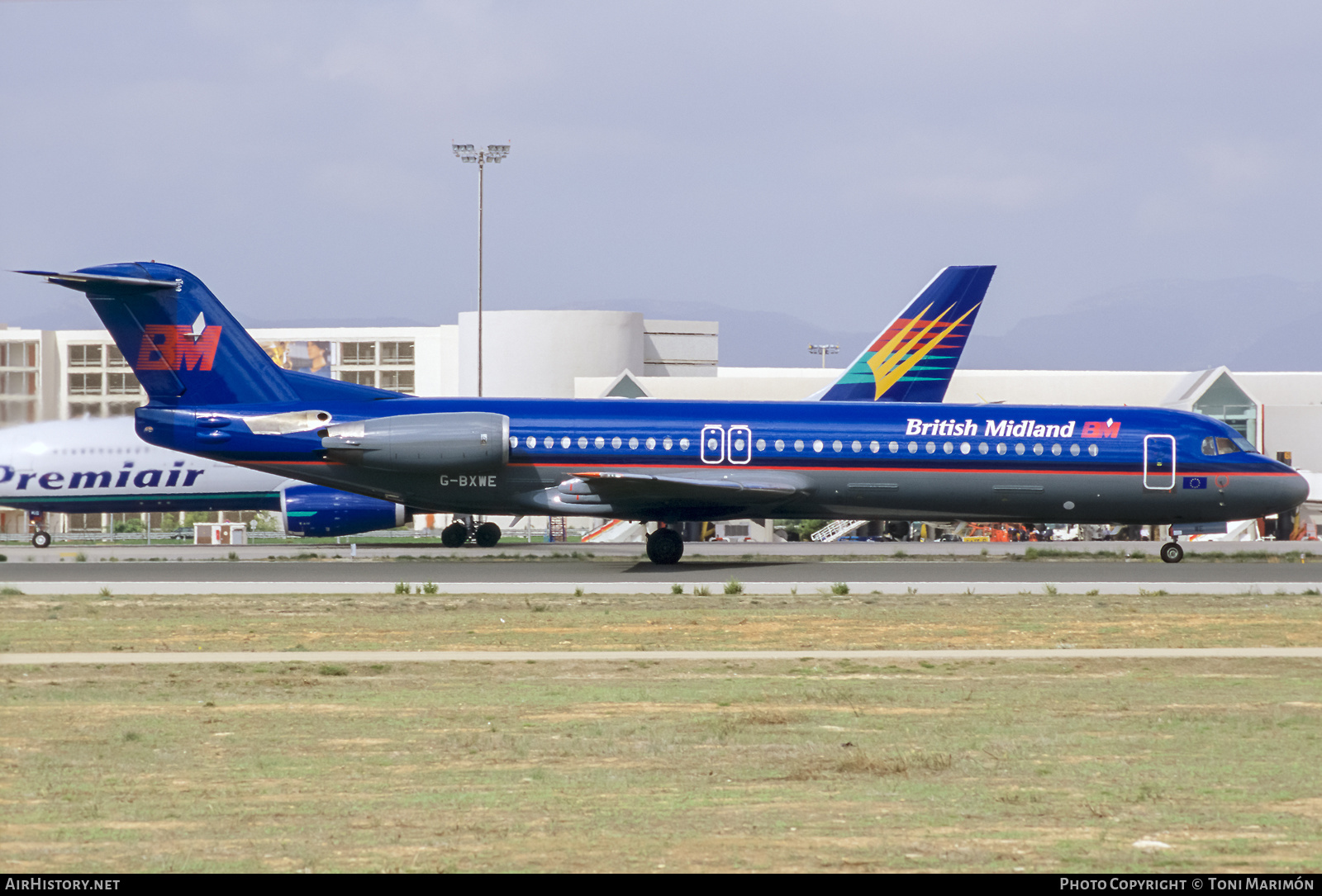 Aircraft Photo of G-BXWE | Fokker 100 (F28-0100) | British Midland Airways - BMA | AirHistory.net #437863