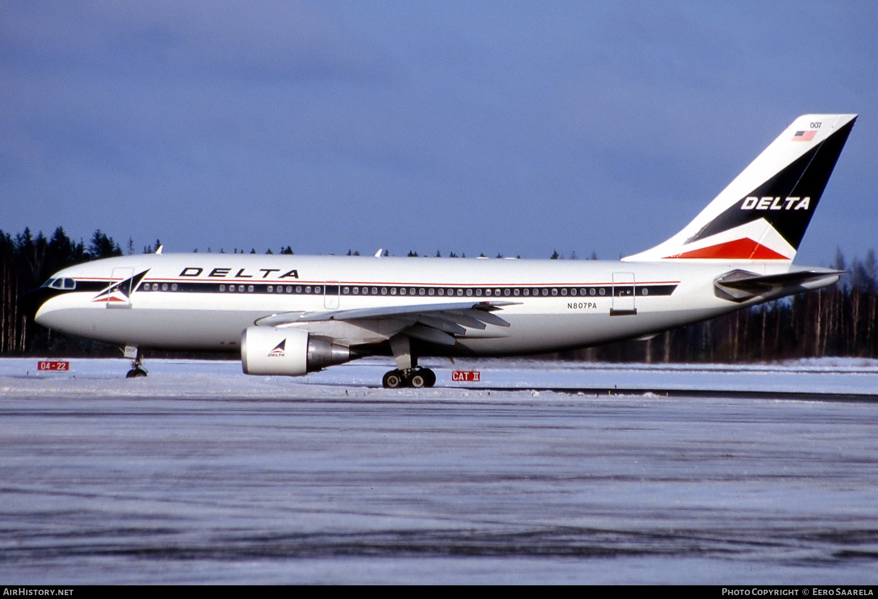 Aircraft Photo of N807PA | Airbus A310-222 | Delta Air Lines | AirHistory.net #437869