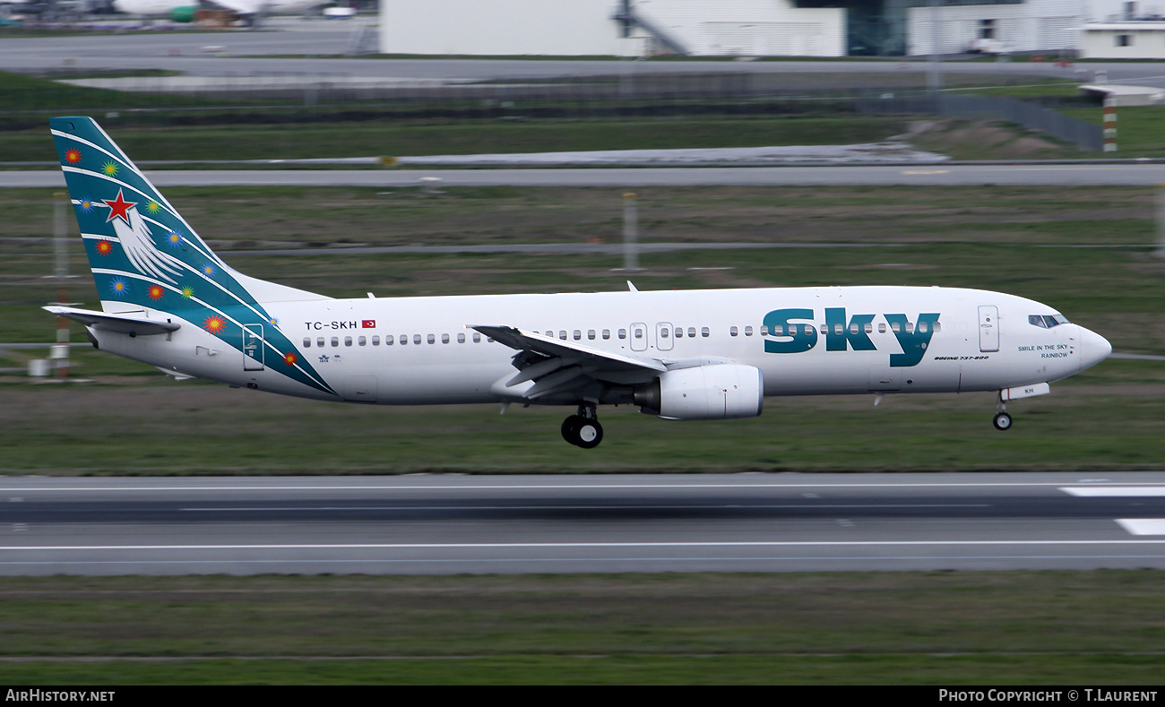 Aircraft Photo of TC-SKH | Boeing 737-8BK | Sky Airlines | AirHistory.net #437873