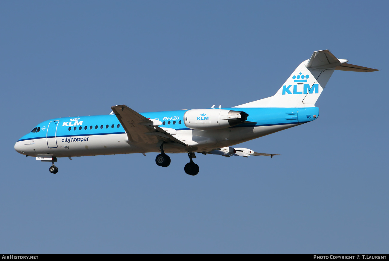 Aircraft Photo of PH-KZU | Fokker 70 (F28-0070) | KLM Cityhopper | AirHistory.net #437899