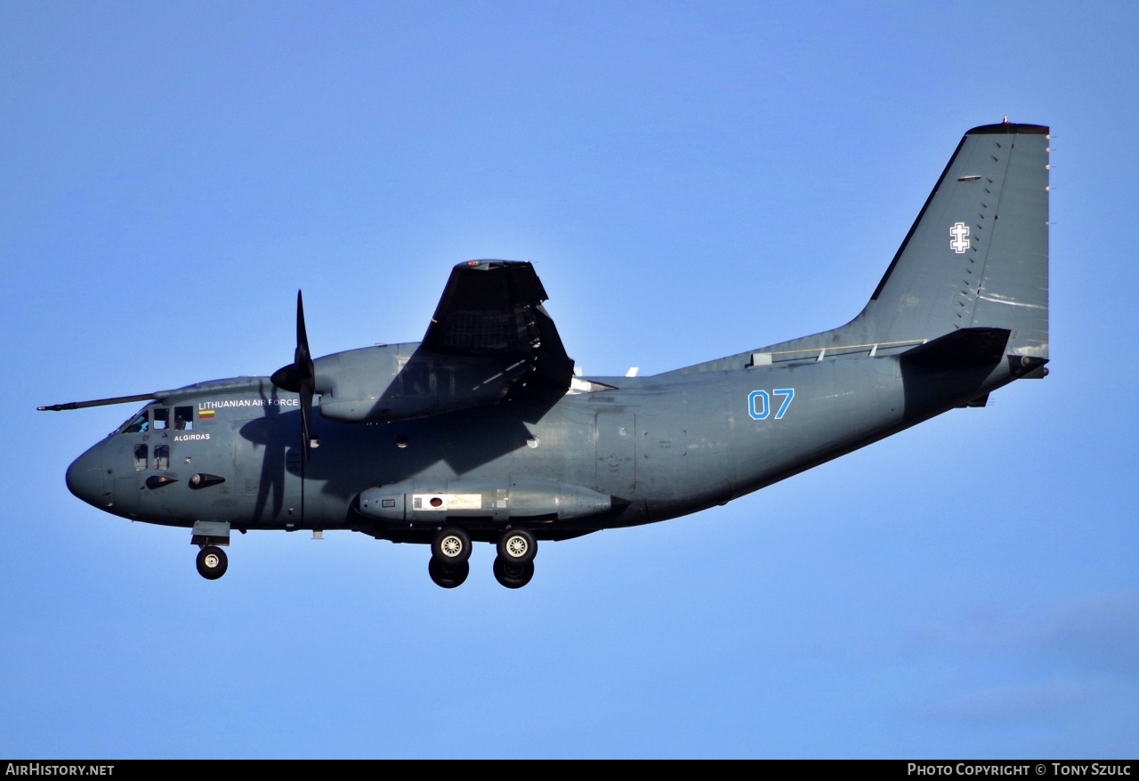 Aircraft Photo of 07 | Alenia C-27J Spartan | Lithuania - Air Force | AirHistory.net #437931