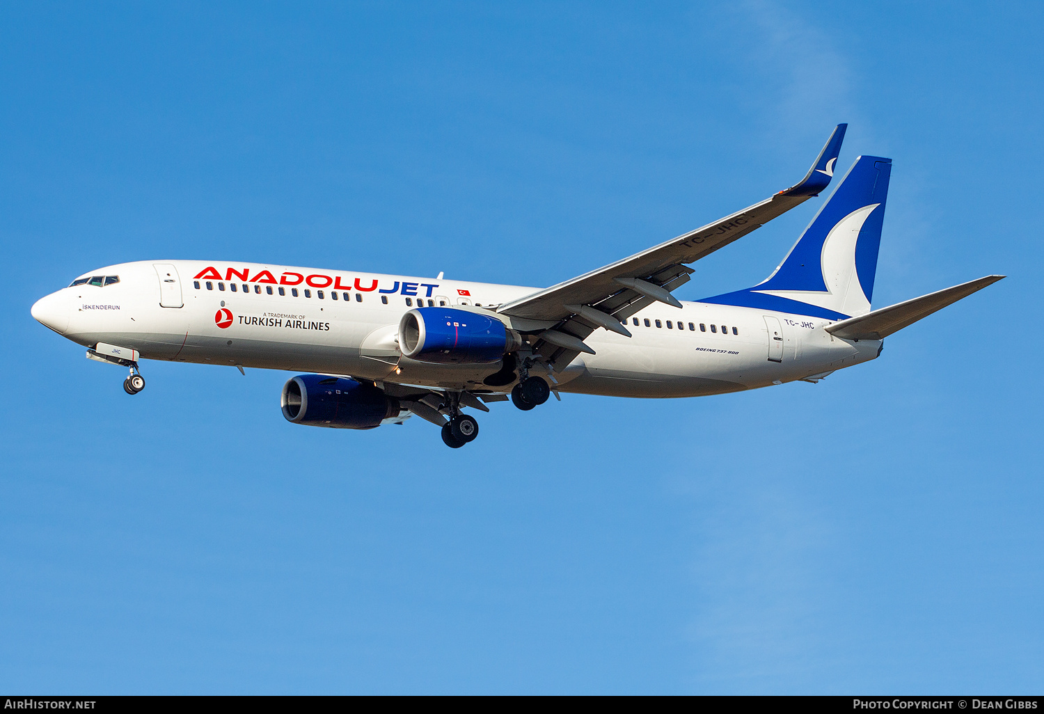 Aircraft Photo of TC-JHC | Boeing 737-8F2 | AnadoluJet | AirHistory.net #437965