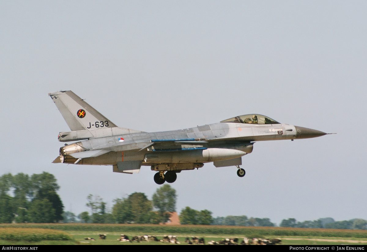 Aircraft Photo of J-633 | General Dynamics F-16AM Fighting Falcon | Netherlands - Air Force | AirHistory.net #437970