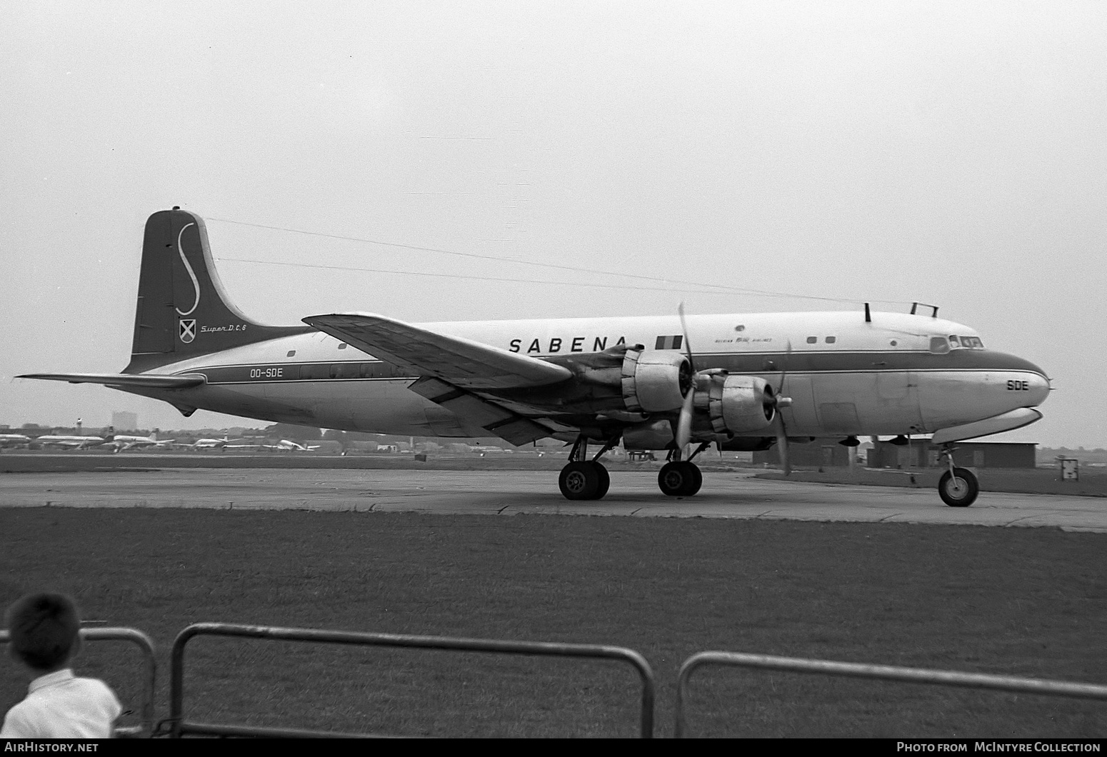 Aircraft Photo of OO-SDE | Douglas DC-6 | Sabena | AirHistory.net #437993