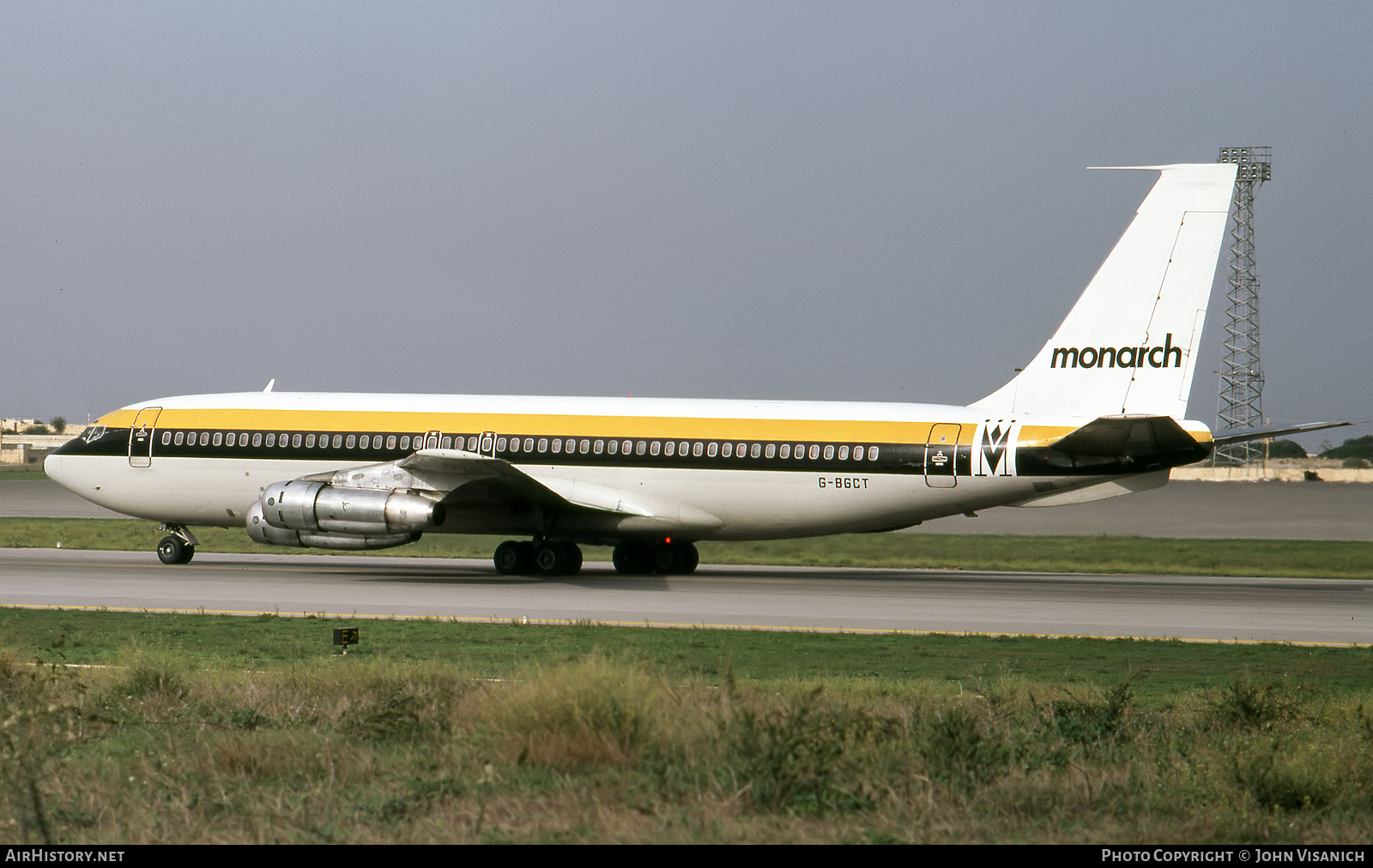 Aircraft Photo of G-BGCT | Boeing 707-123B | Monarch Airlines | AirHistory.net #438010