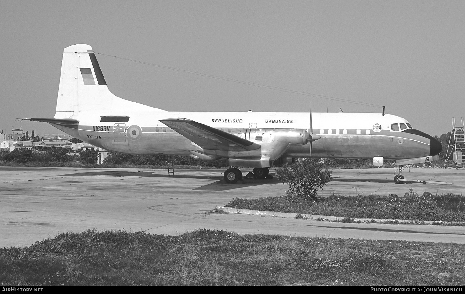 Aircraft Photo of N169RV | NAMC YS-11A-621 | République Gabonaise | AirHistory.net #438013