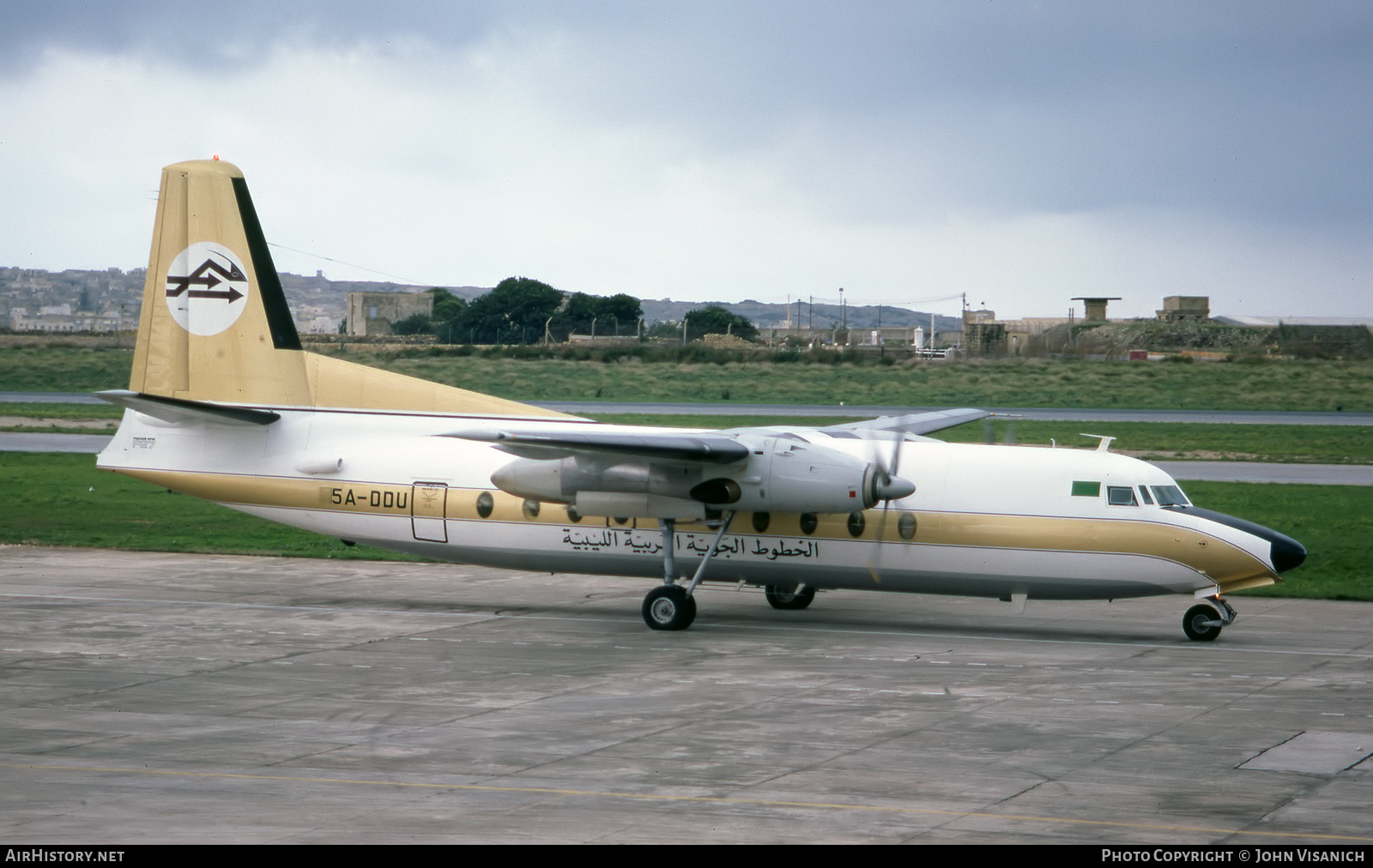 Aircraft Photo of 5A-DDU | Fokker F27-600 Friendship | Libyan Arab Airlines | AirHistory.net #438017