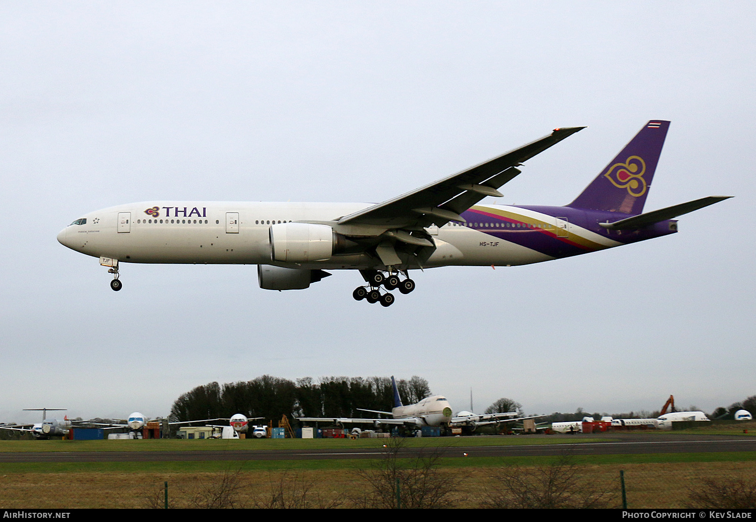 Aircraft Photo of HS-TJF | Boeing 777-2D7 | Thai Airways International | AirHistory.net #438020