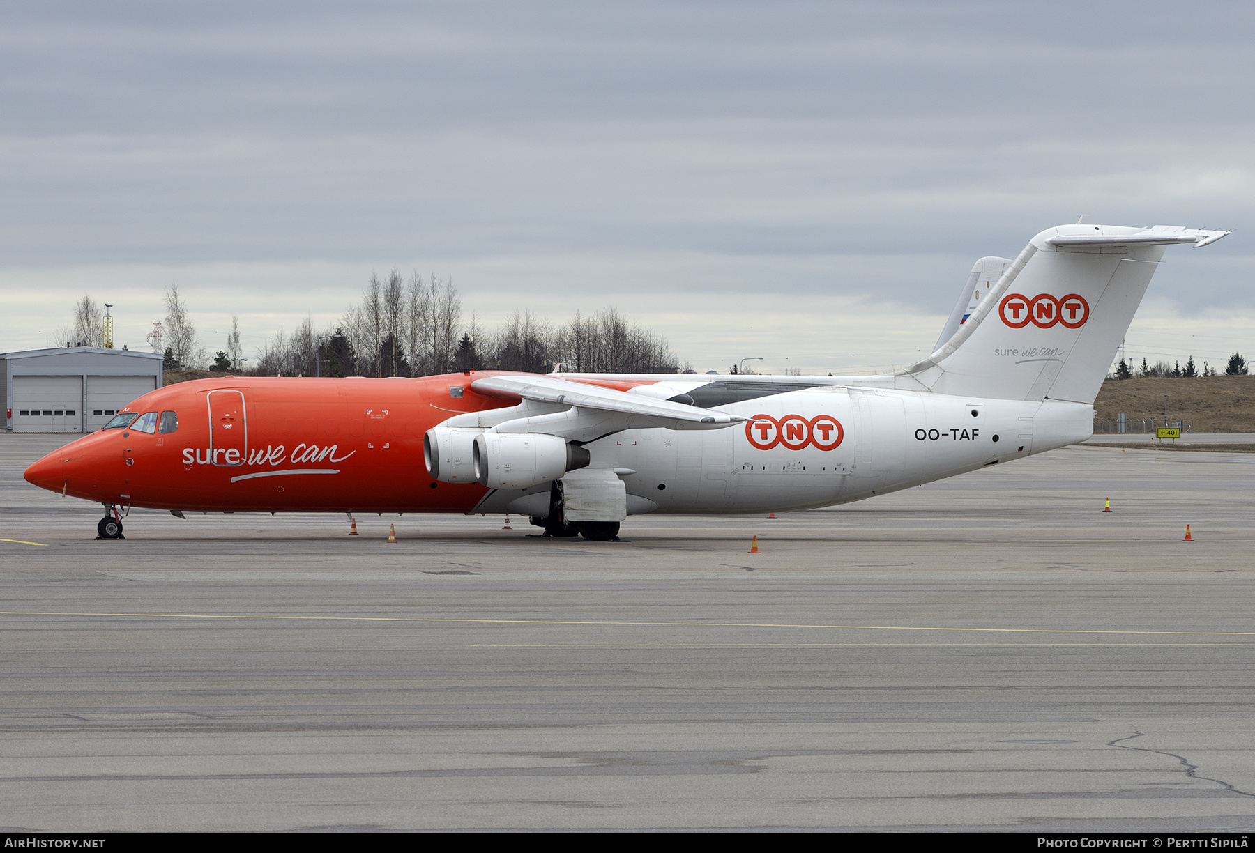 Aircraft Photo of OO-TAF | British Aerospace BAe-146-300QT Quiet Trader | TNT Airways | AirHistory.net #438045