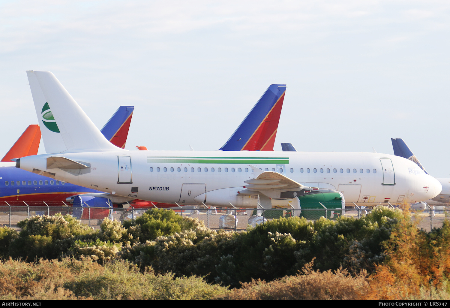 Aircraft Photo of N870UB | Airbus A319-132 | AirHistory.net #438055