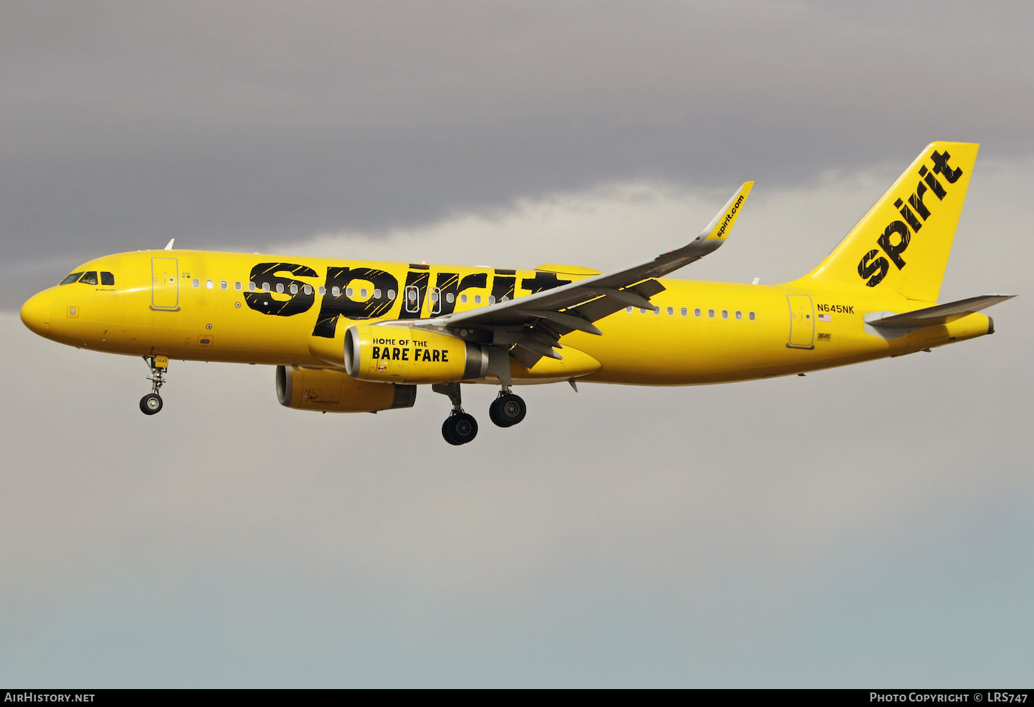 Aircraft Photo of N645NK | Airbus A320-232 | Spirit Airlines | AirHistory.net #438057