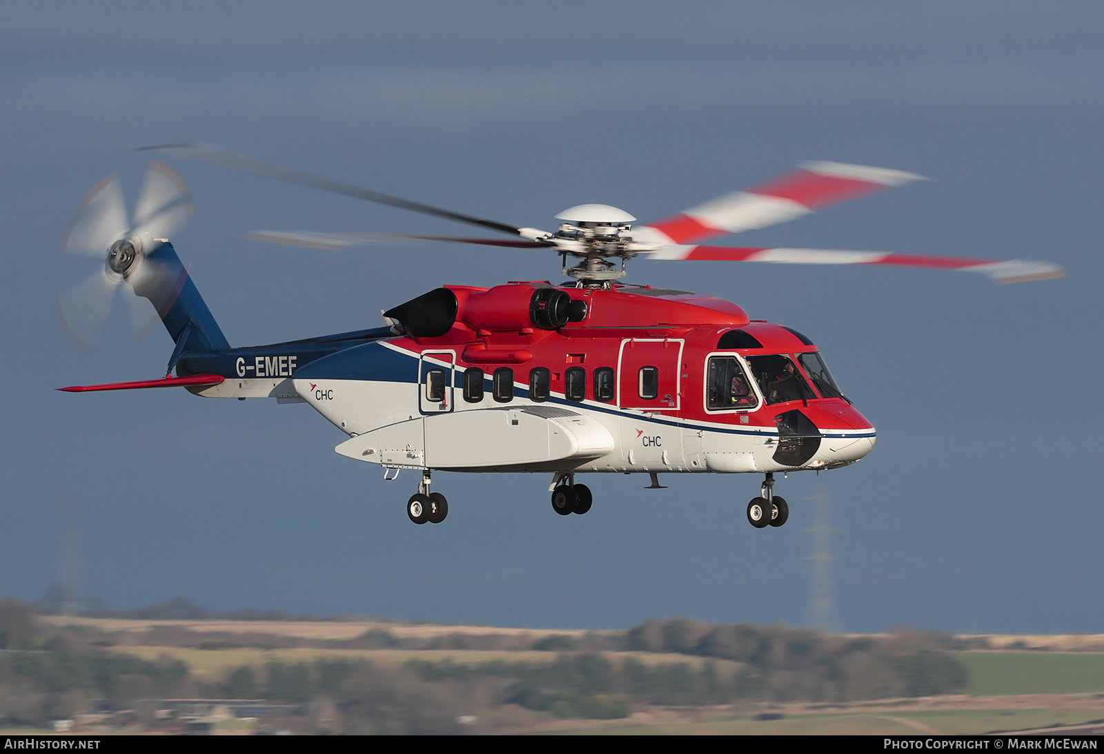 Aircraft Photo of G-EMEF | Sikorsky S-92A | CHC Helicopters | AirHistory.net #438072